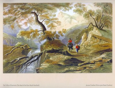 Carlo Bossoli. Río Biyuk-Uzenbash. Fuente de Carlo Bossoli